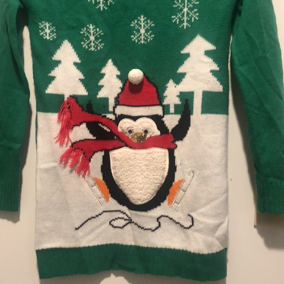 Vintage ugly Christmas sweater- size kids 14-large - Picture 3 of 11